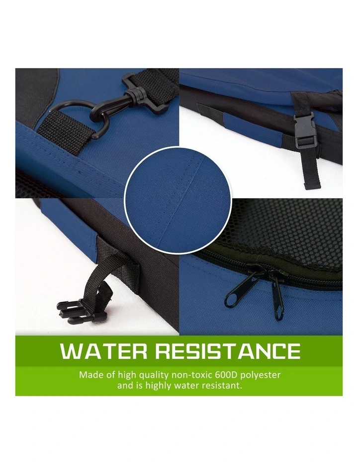 Portable Soft Pet Crate L in Blue image 3