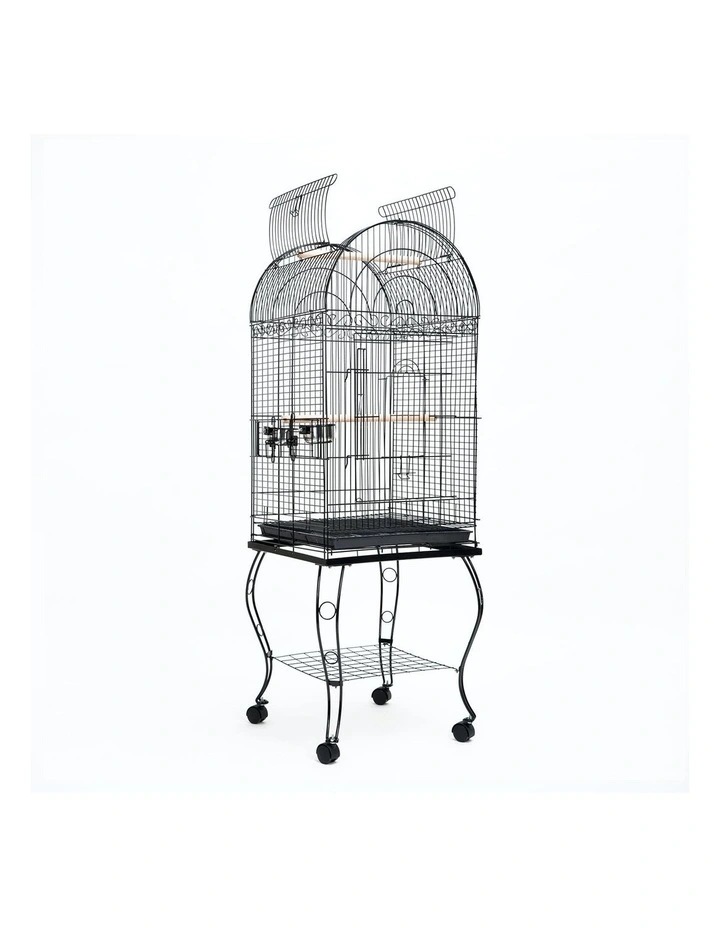 Parrot Aviary Soprano 164cm Bird Cage in Black image 1