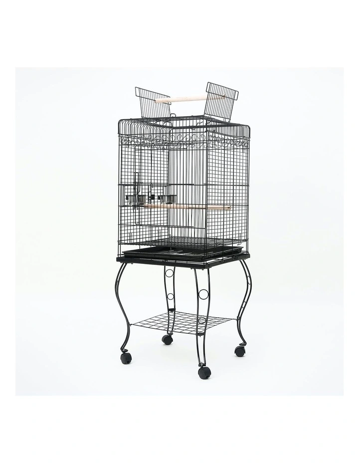 Bird Cage Parrot Aviary Alto 145cm in Black image 1