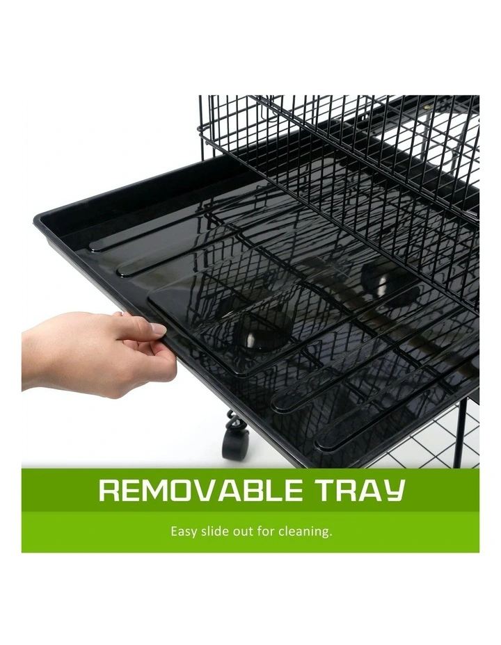 Bird Cage Parrot Aviary Alto 145cm in Black image 7