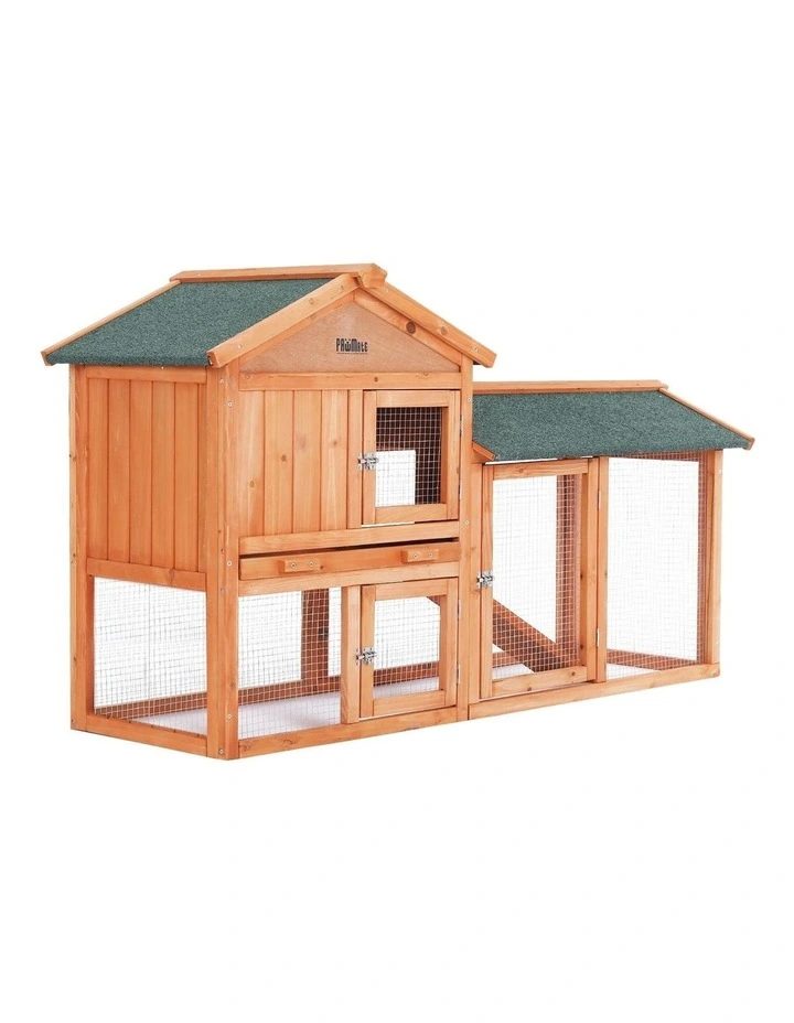 2 Storey Pet Hutch 148x44x84.5cm in Orange image 1