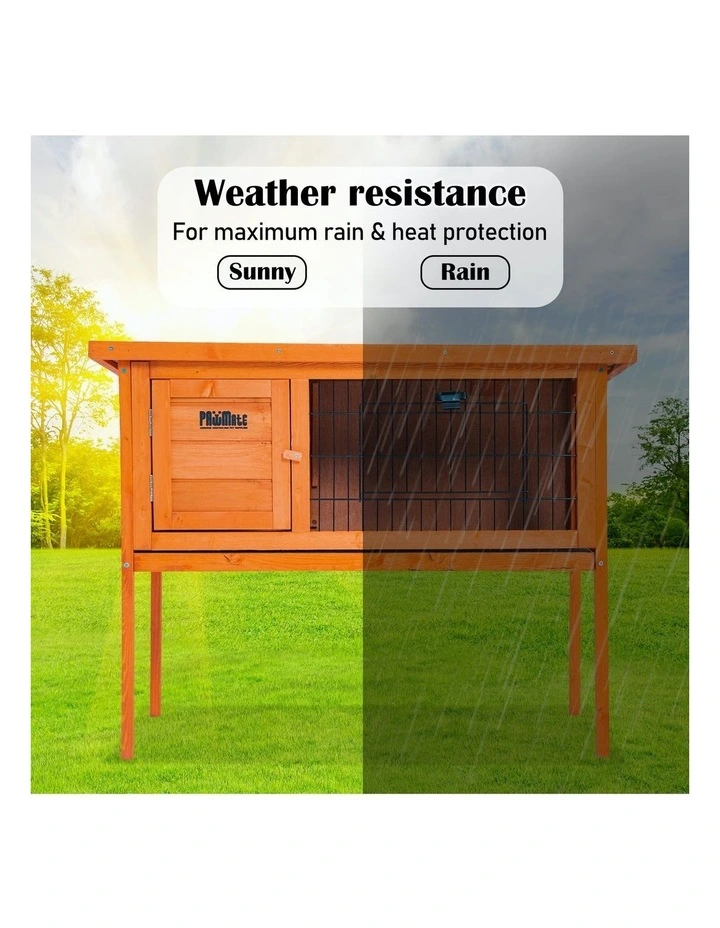 Standing Pet Hutch 91x45x70cm in Orange image 2