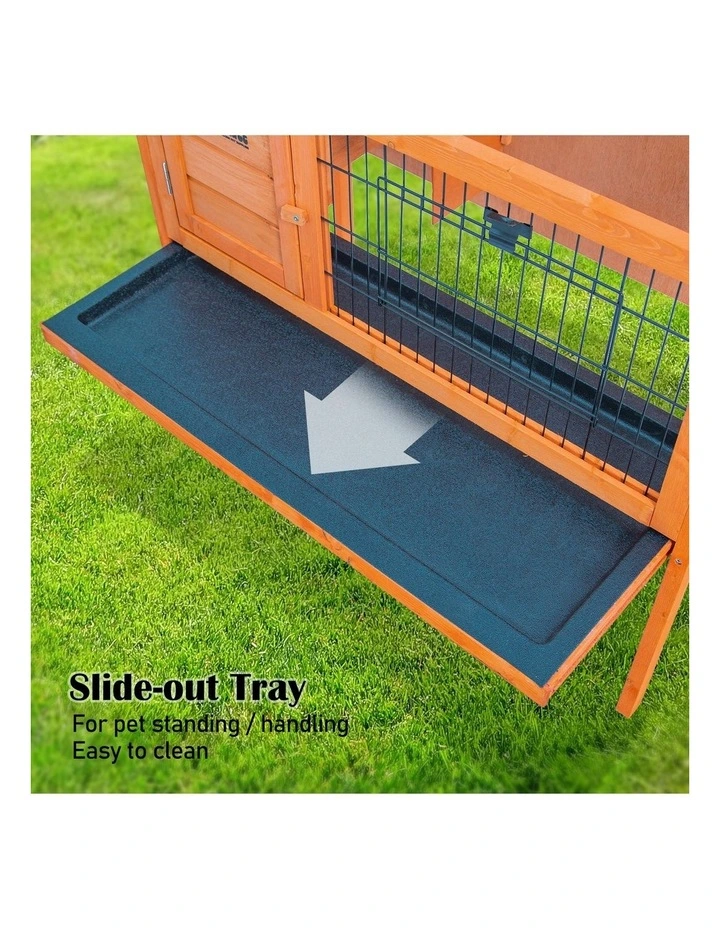 Standing Pet Hutch 91x45x70cm in Orange image 7