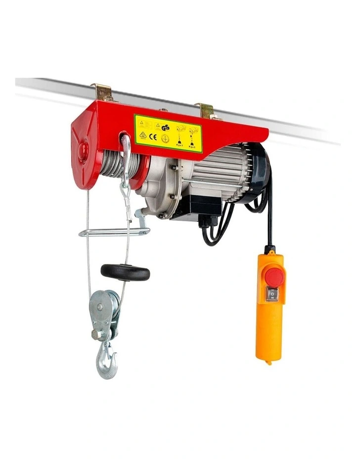 Electric Hoist Remote Chain Lift 240V 510w 125/250kg image 1