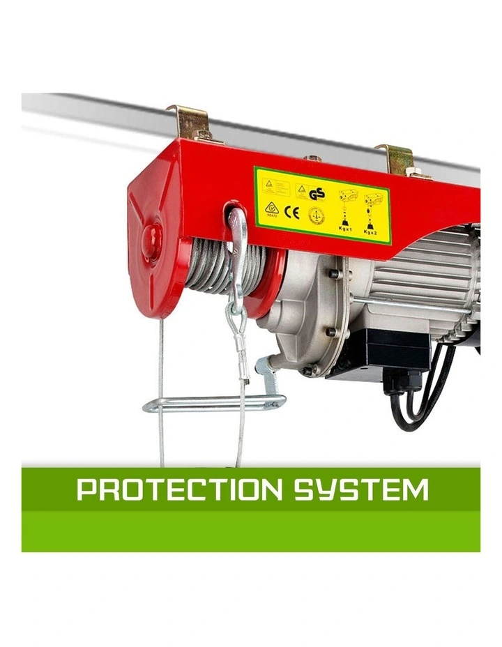 Electric Hoist Remote Chain Lift 240V 510w 125/250kg image 3