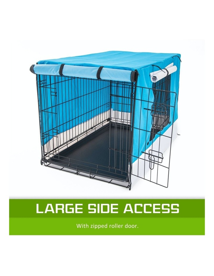 blue dog cage