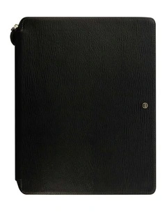 Chester A4 Zip Folio in Black