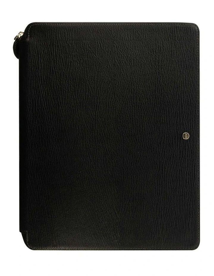 Chester A4 Zip Folio in Black image 1