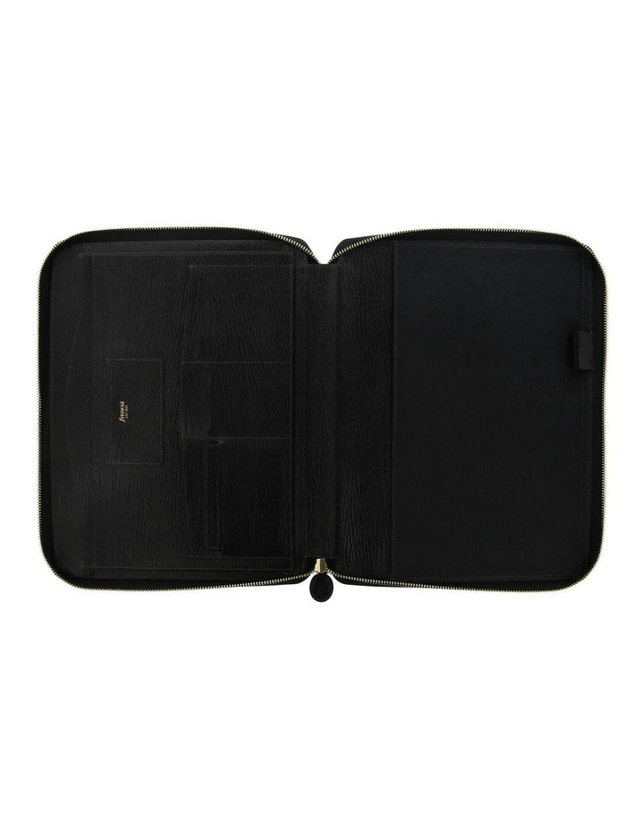Chester A4 Zip Folio in Black image 2