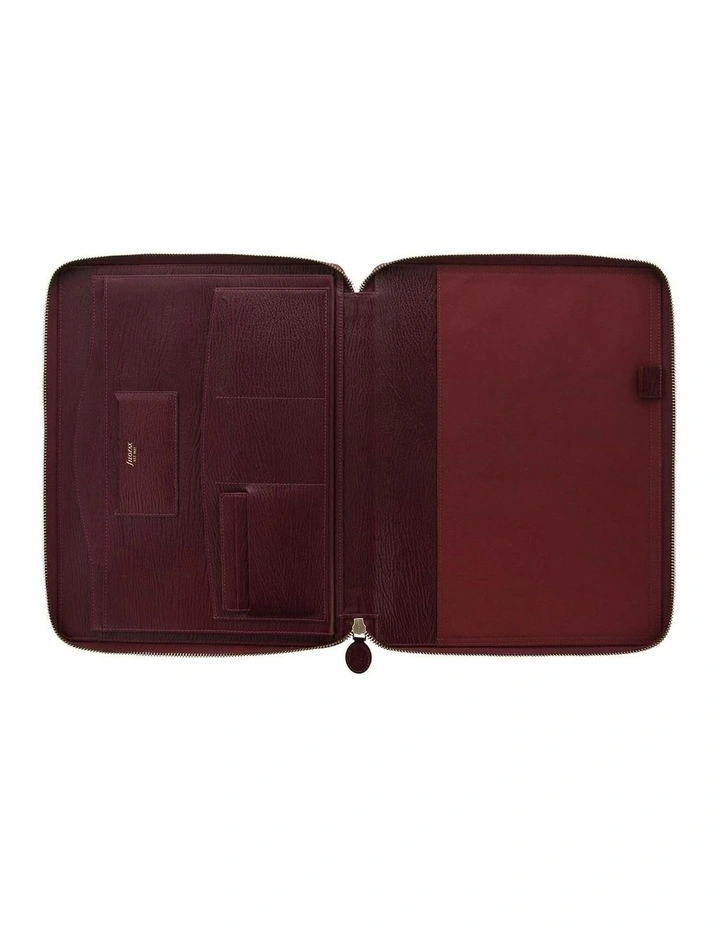 Chester A4 Zip Folio in Red image 2