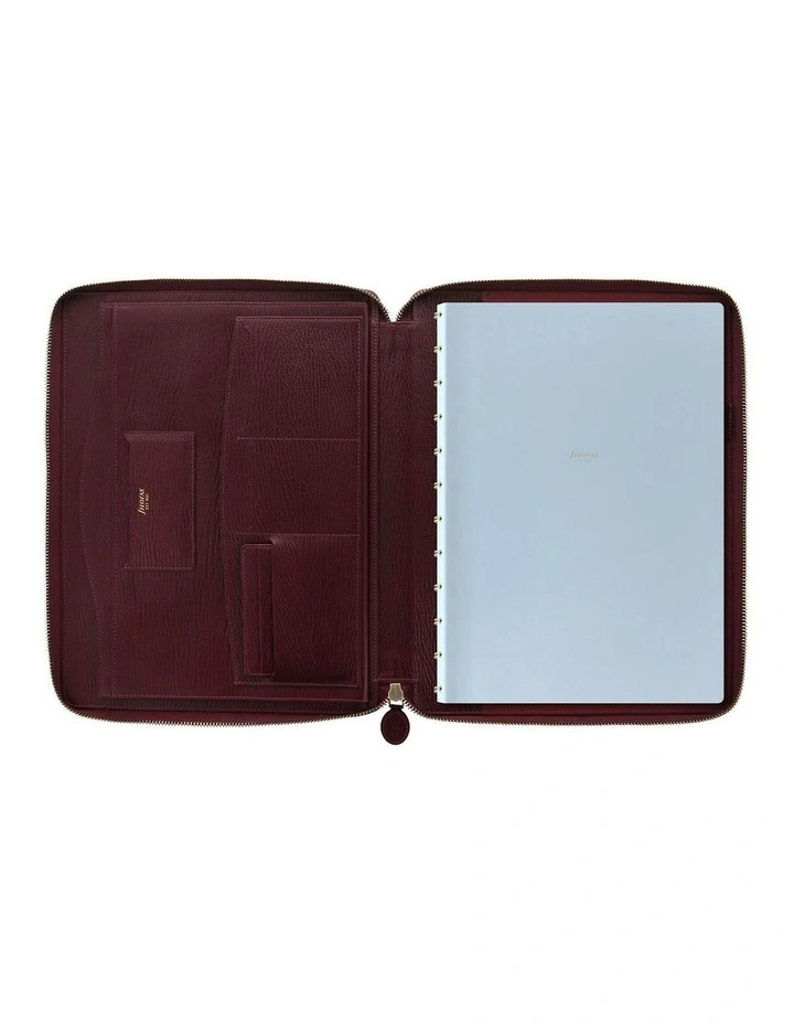 Chester A4 Zip Folio in Red image 3