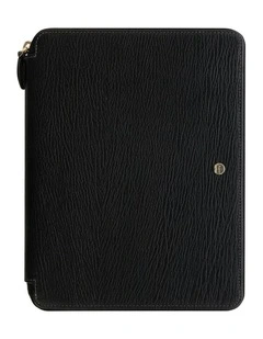 Chester A5 Zip Folio in Black