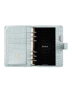 Personal Organiser Classic Croc in Silver Mist