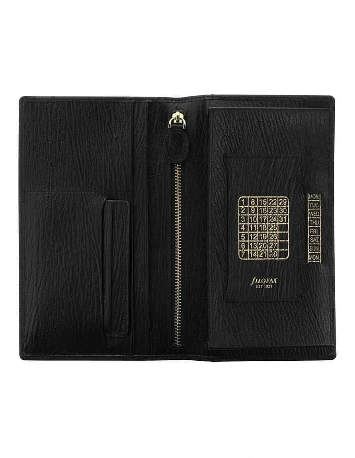 Chester Travel Wallet in Black image 2