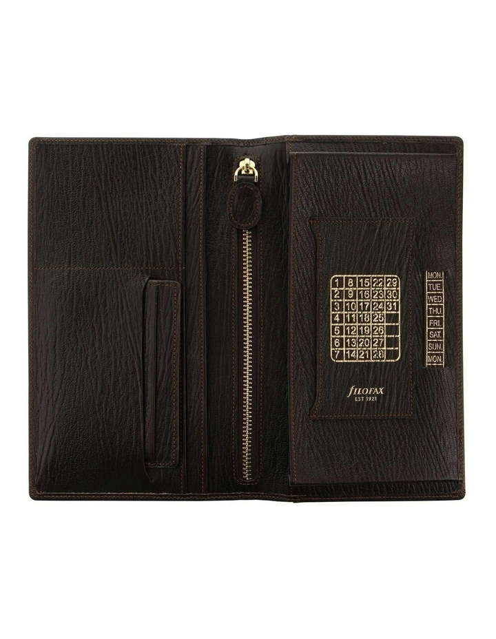 Chester Travel Wallet in Brown image 2