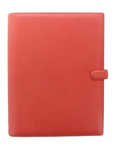 A4 Finsbury Organiser in Coral
