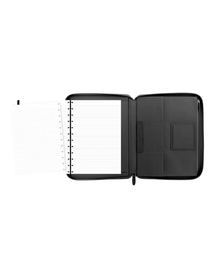 Finsbury Zip Folio A4 in Black image 4