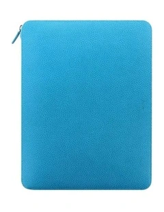 Finsbury Zip Folio A4 in Aqua