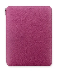A4 Finsbury Zip Folio in Raspberry