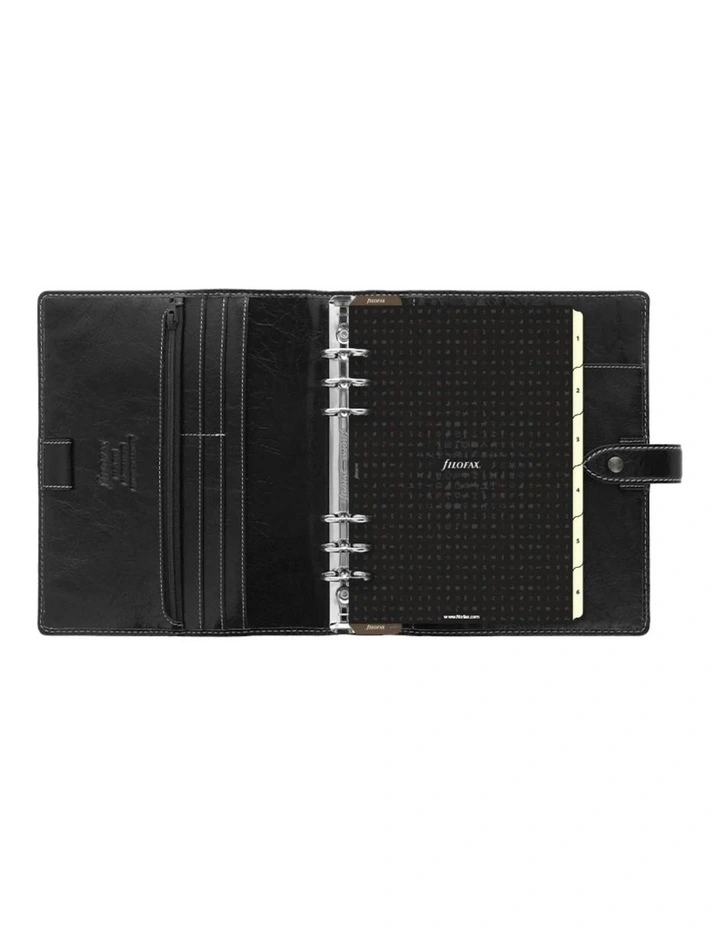 A5 Malden Organiser in Black image 2