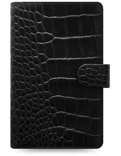 Personal Com Classic Croc Organiser in Ebony