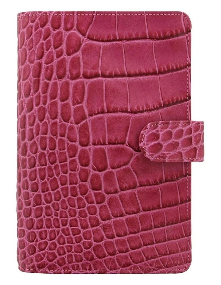 Personal Com Classic Croc Organiser in Fuchsia image 1