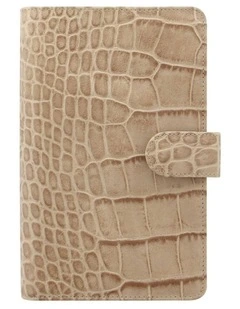 Personal Com Classic Croc Organiser in Fawn