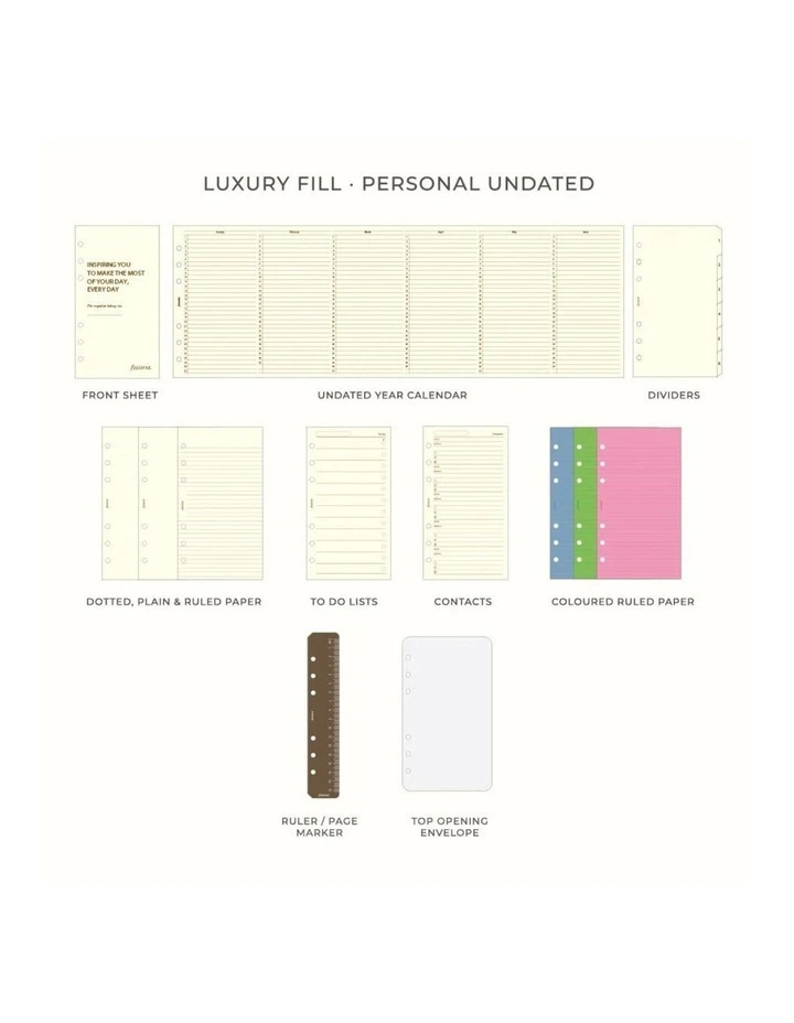 Personal Lockwood Zip Organiser in Cognac image 4