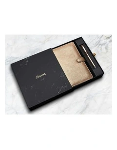 Personal Finsbury Organiser And Pen in Rose Gold