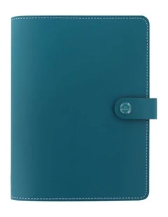 A5 The Original Leather Folio in Dark Aqua