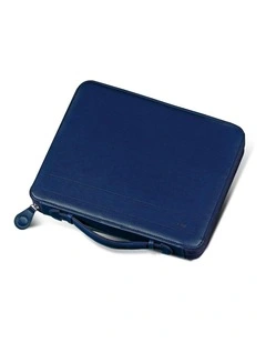 A4 Pennybridge Zip Folio Handle Pocket in Cobalt Blue