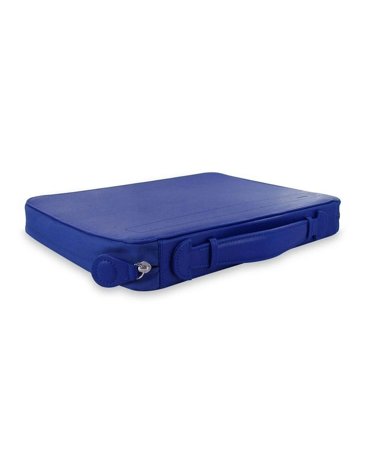 A4 Pennybridge Zip Folio Handle Pocket in Cobalt Blue image 3