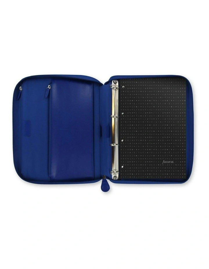 A4 Pennybridge Zip Folio Handle Pocket in Cobalt Blue image 4