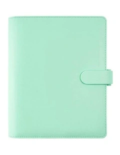 A5 Saffiano Organiser in Neo Mint