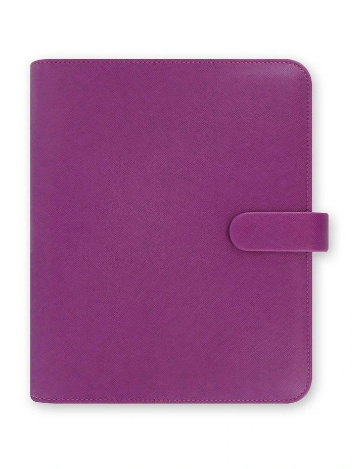 A5 Saffiano Organiser in Raspberry image 1
