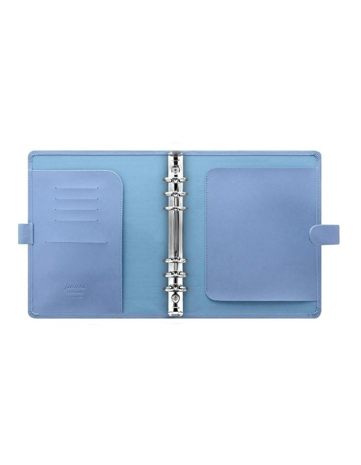 A5 Saffiano Organiser in Vista Blue image 2
