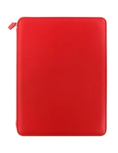 Metropol Zip Folio A4 in Red