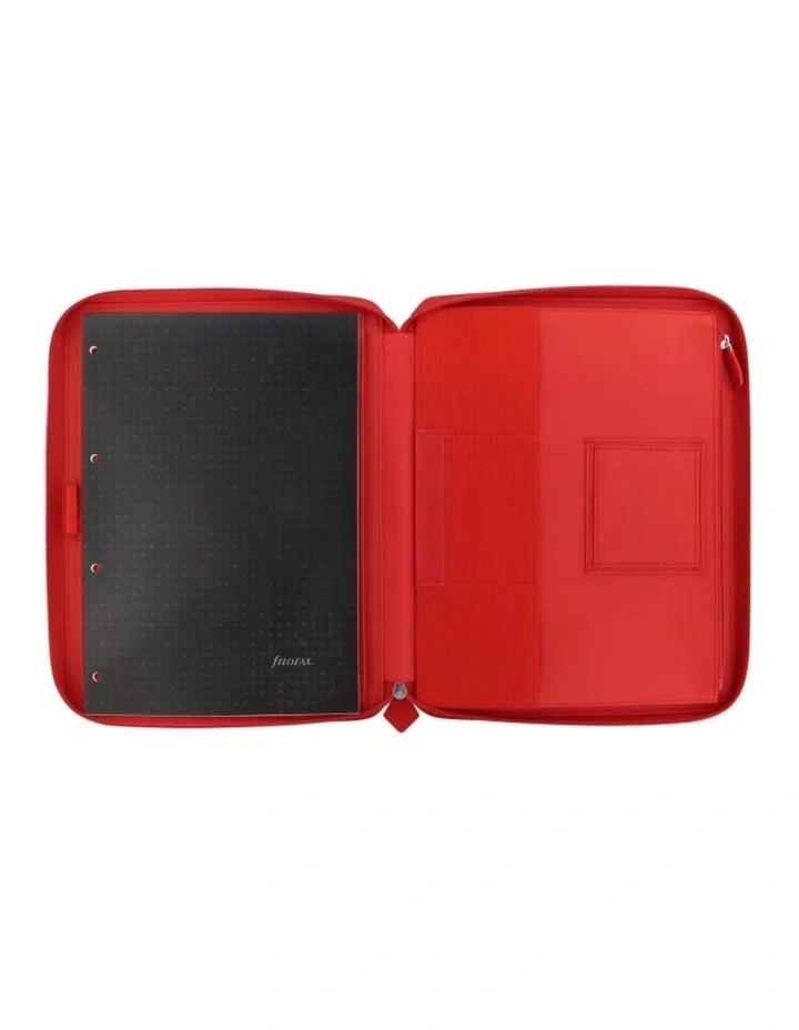 Metropol Zip Folio A4 in Red image 3