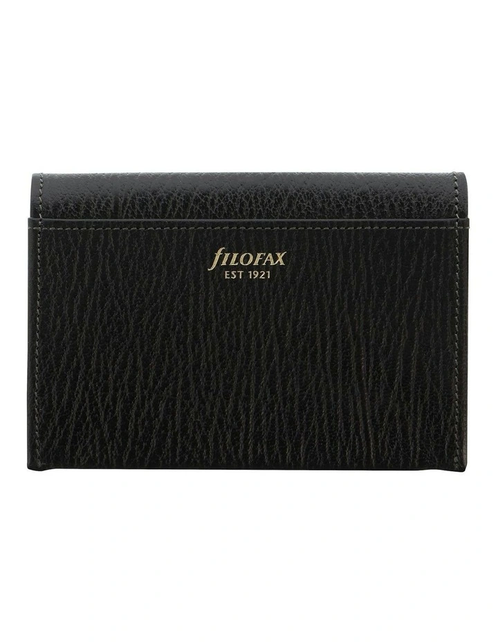 Chester Business Card Holder in Black image 3
