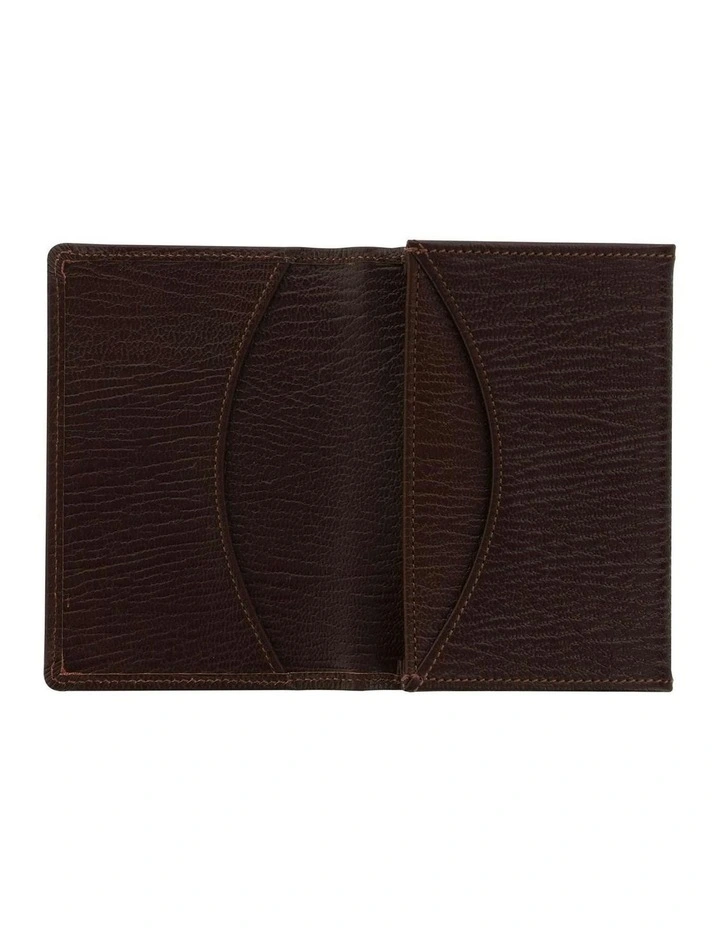 Chester Business Card Holder in Brown image 2