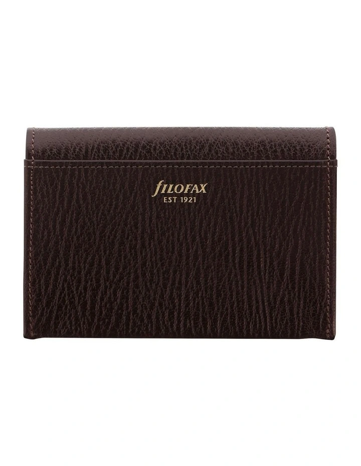 Chester Business Card Holder in Brown image 3