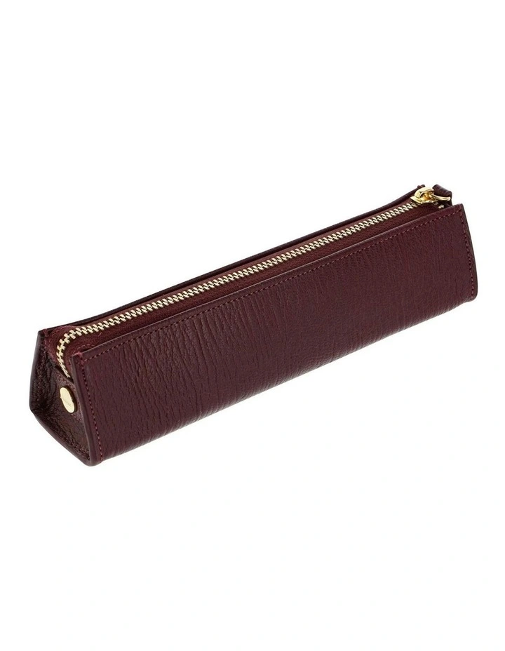 Chester Zip Pen Case in Red image 1