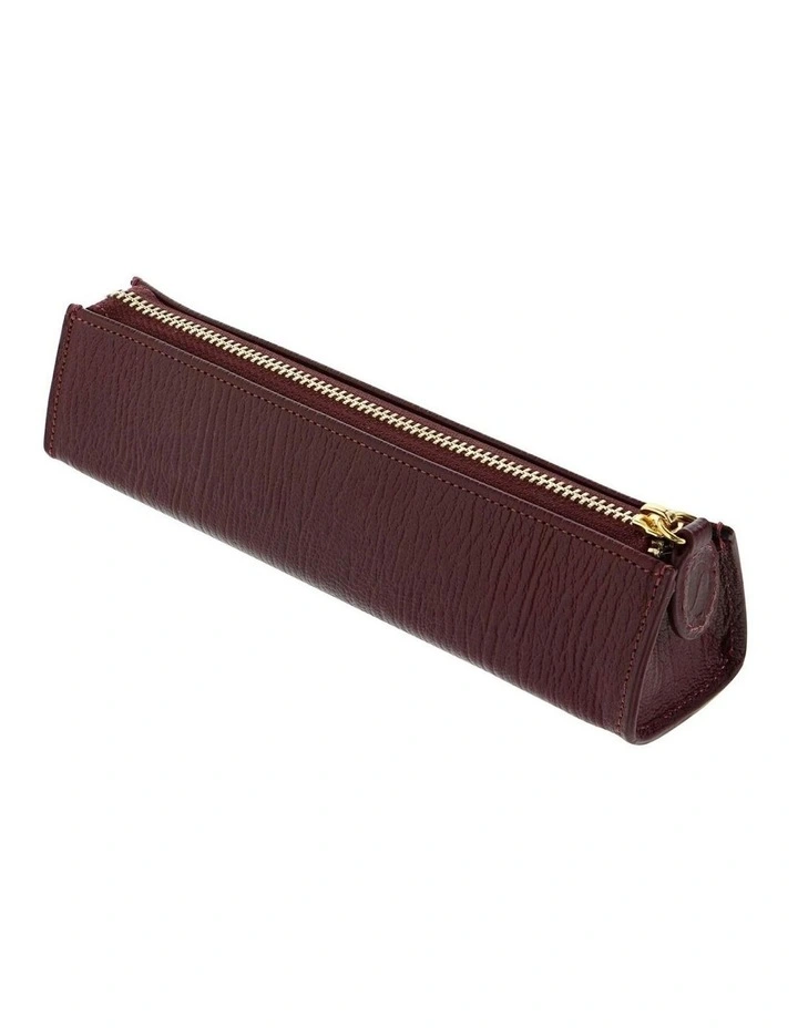 Chester Zip Pen Case in Red image 2
