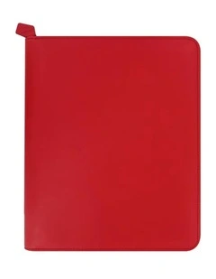 A5 Saffiano Organiser Ipad2/3/4 in Poppy