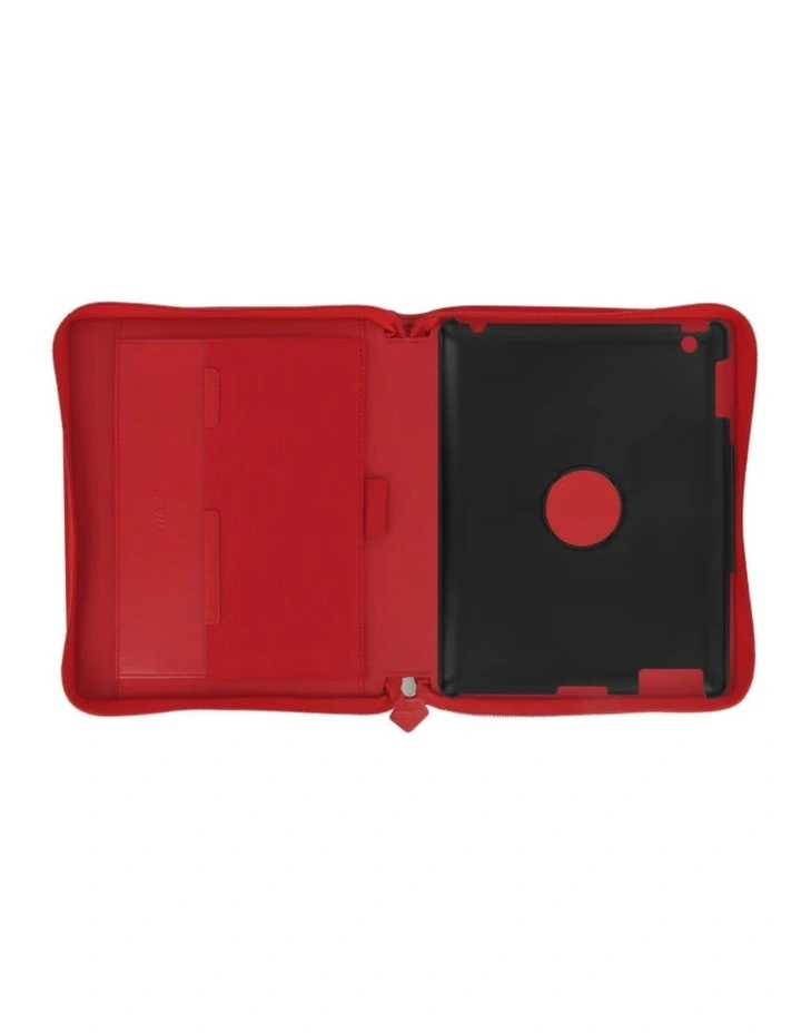 A5 Saffiano Organiser Ipad2/3/4 in Poppy image 2