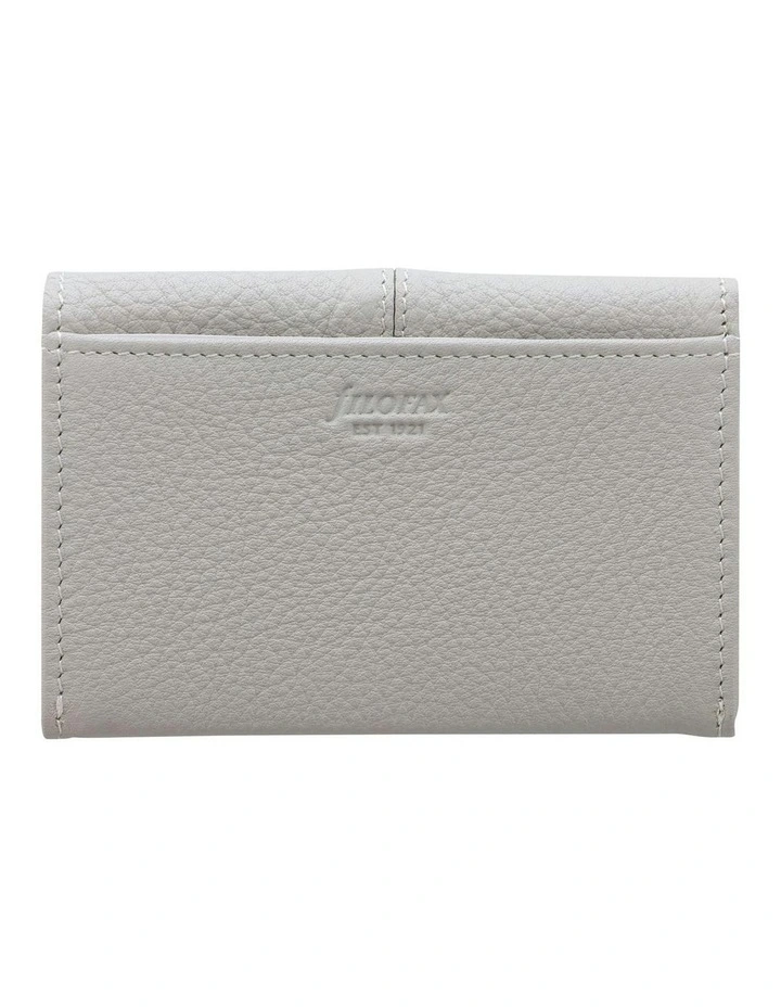 Classic Stitch Soft Business Card Holder in Grey image 3