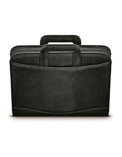 Metropol Zip Folder With Handle in Black