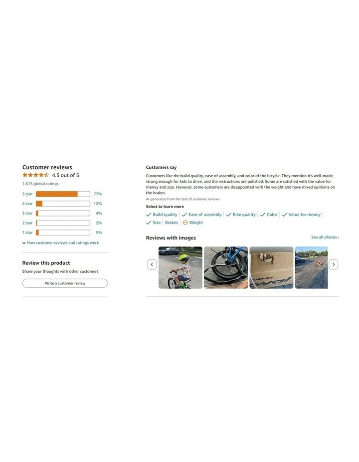 Freestyle 12'' Sport Bike 12 Inch in Grey image 3