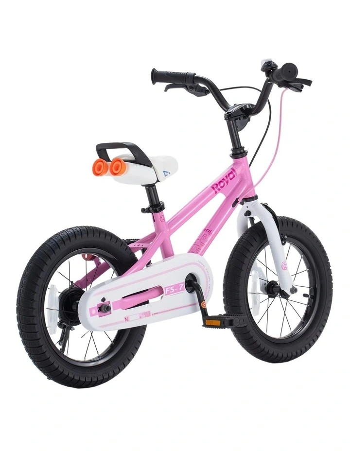 RoyalBaby Freestyle Pink 7th Sport Kids Bike with Training Wheels 14 Inch Wheel Bicycle Boys Girls image 4