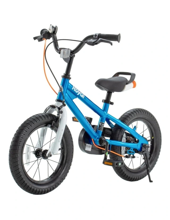 RoyalBaby Freestyle Blue 7th Sport Kids Bike with Training Wheels 14 Inch Wheel Bicycle Boys Girls image 5
